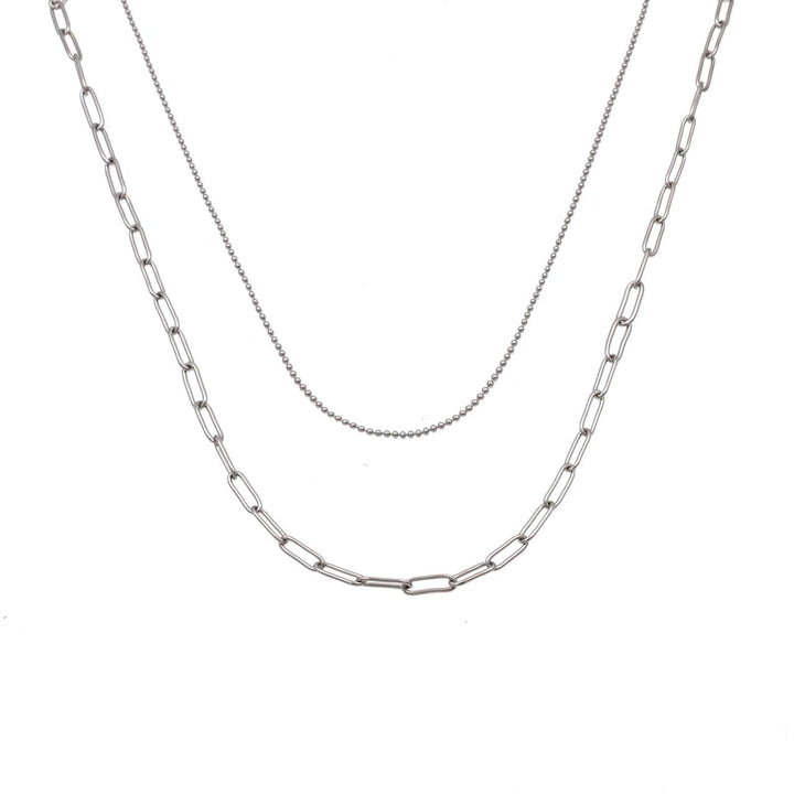Silver Layrino | שרשרת שכבות כסף לגבר