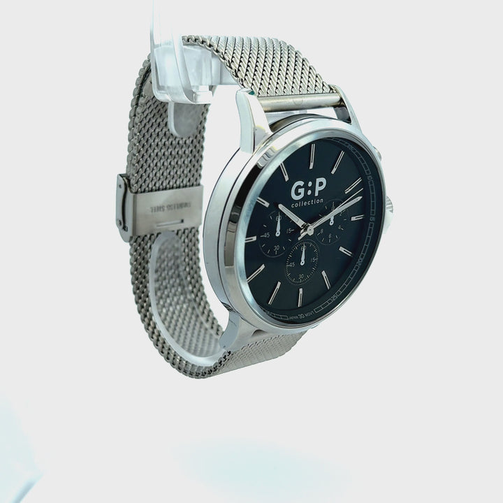 שעון יד כסף לגבר | G:P COLLECTION